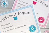 Free Printable Cat Adoption Kit | Chickabug Within Toy with Fascinating Puppy Birth Certificate Free Printable 8 Ideas