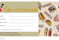 Free Printable Restaurant Gift Certificate Template 2 in Fantastic Restaurant Gift Certificates Printable