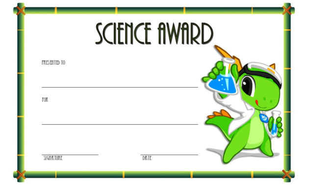 Free Science Award Template 2 | Science Awards, Award regarding Science Fair Certificate Templates