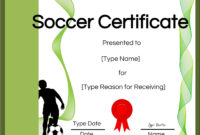 Free Soccer Certificate Maker | Edit Online And Print At Home throughout Soccer Certificate Template Free 21 Ideas