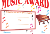 In Awe Of Your Music Award Certificate Template throughout Best Piano Certificate Template Free Printable
