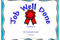 Job Well Done Certificate Template Download Printable Pdf with Great Work Certificate Template
