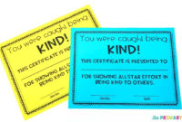 Kindness Award Certificates Freebie | Teaching Kindness inside Kindness Certificate Template Free