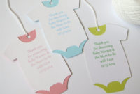 Large Baby Shower Thank You Tags Custom Baby Shower Favor throughout Baby Shower Gift Certificate Template Free 7 Ideas