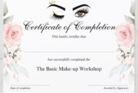 Makeup Artist Wink Eye Certificate Of Completion | Zazzle with regard to 9 Worlds Best Mom Certificate Templates Free