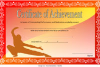 Martial Arts Certificate Templates - 8+ Great Design Ideas inside Awesome 9 Math Achievement Certificate Template Ideas