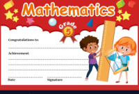 Math Certificate Template (11) – Templates Example within Math Award Certificate Templates