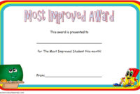 Most Improved Student Certificate: 10+ Template Designs Free intended for Professional Outstanding Student Leadership Certificate Template Free