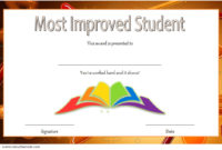 Most Improved Student Certificate: 10+ Template Designs Free with regard to Physical Education Certificate 8 Template Designs