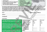 New Air Conditioning Service Contract Template