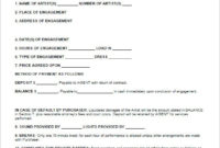 New Band Management Contract Template