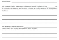 New Car Deposit Contract Template