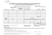 New Church Income And Expense Statement Template