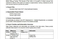 New Contractor Statement Of Work Template