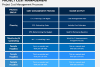 New Cost Management Plan Template