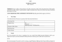 New Film Production Agreement Contract Template