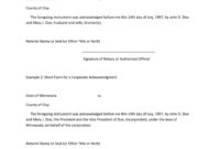 New Notary Statement Template