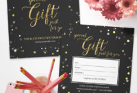 Photography Gift Certificate Template Formioradesign within Photography Gift Certificate