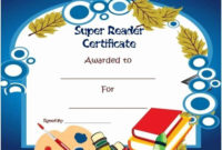 Pin On Certificate Customizable Design Templates regarding Super Reader Certificate Template