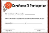Pin On Certificate Templates with regard to New Basketball Tournament Certificate Templates