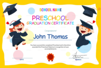 Preschool Graduation Certificate Template Free in School Promotion Certificate Template 7 New Designs Free