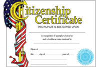 Printable Citizenship Awards | Download Them Or Print in Stunning Social Studies Certificate Templates