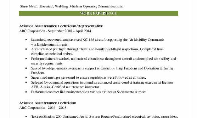 Professional Aircraft Maintenance Contract Template