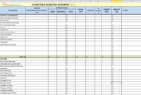 Professional Building Cost Spreadsheet Template