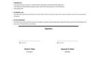 Professional Car Allowance Contract Template