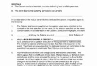 Professional Catering Service Contract Template