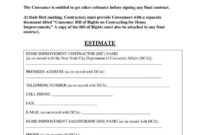 Professional Home Renovation Contract Template