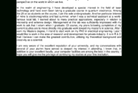 Professional Personal Statement For Grad School Template