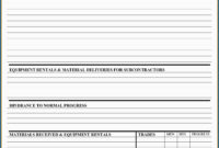 Professional Project Manager Daily Log Template