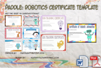 Robotics Certificate Template - 9+ Wild Design Ideas pertaining to Awesome Robotics Certificate Template Free