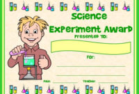 Science Award Certificates throughout 7 Science Fair Winner Certificate Template Ideas