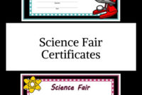 Science Fair Certificates | Science Fair, Science Fair pertaining to Science Fair Certificate Templates