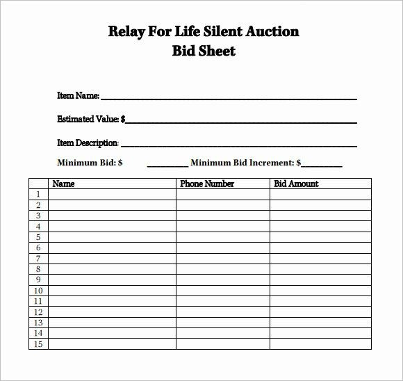 Silent Auction Forms In 2020 | Silent Auction Bid Sheets throughout Simple Silent Auction Certificate Template 7 Designs 2019