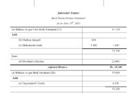 Simple Bank Statement Reconciliation Template