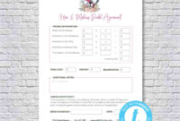 Simple Bridal Makeup Contract Template