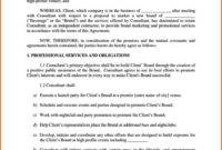 Simple Business Consulting Contract Template