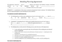 Simple Event Management Contract Agreement Sample