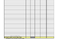 Simple Medical Expense Log Template