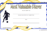 Soccer Mvp Certificate Template - 7+ Player Awards Free intended for 7 Sportsmanship Certificate Templates Free