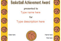 Sports Certificates - Basketball Award | Certificatestreet within Stunning Basketball Tournament Certificate Template Free