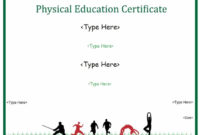 Sports Certificates - Physical Education Certificate intended for Professional Physical Education Certificate 8 Template Designs