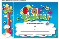 Star Student Certificate And Bookmark Freebie Download in Star Reader Certificate Template