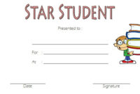 Star Student Certificate Template 7 | Op Templates for Top Star Student Certificate Template
