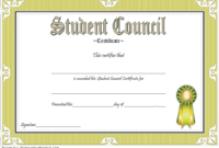Student Council Award Certificate Template Free 2 for Student Leadership Certificate Template