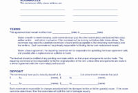 Stunning Home Rules Contract Template