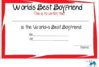 Template Sertifikat Best Boyfriend / World&amp;#039;S Best intended for New Best Boyfriend Certificate Template